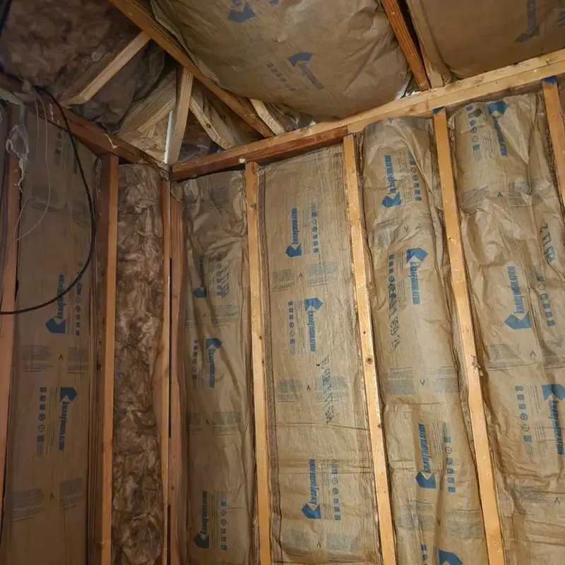 Drywall cut above the water line to dry the wall cavity in Cypress, TX